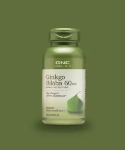 Viên Uống Bổ Não GNC Herbal Plus Ginkgo Biloba 60mg 100 Viên Mỹ