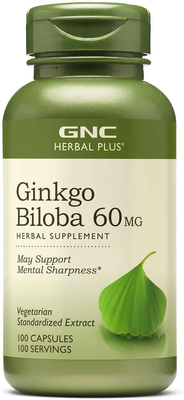 Viên Uống Bổ Não GNC Herbal Plus Ginkgo Biloba 60mg 100 Viên Mỹ Viên Uống Bổ Não GNC Herbal Plus Ginkgo Biloba 60mg 100 Viên Mỹ - Yêu Hàng Ngoại