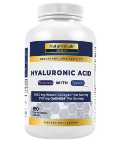 Viên Uống Cấp Nước Đẹp Da Nature's Lab Gold Hyaluronic Acid Mỹ