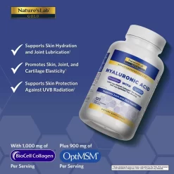 Viên Uống Cấp Nước Đẹp Da Nature's Lab Gold Hyaluronic Acid Mỹ Viên Uống Cấp Nước Đẹp Da Nature's Lab Gold Hyaluronic Acid Mỹ - Yêu Hàng Ngoại