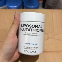 Alternative view of Viên Uống Trắng Da Codeage Liposomal Glutathione 1000mg (60 Viên)