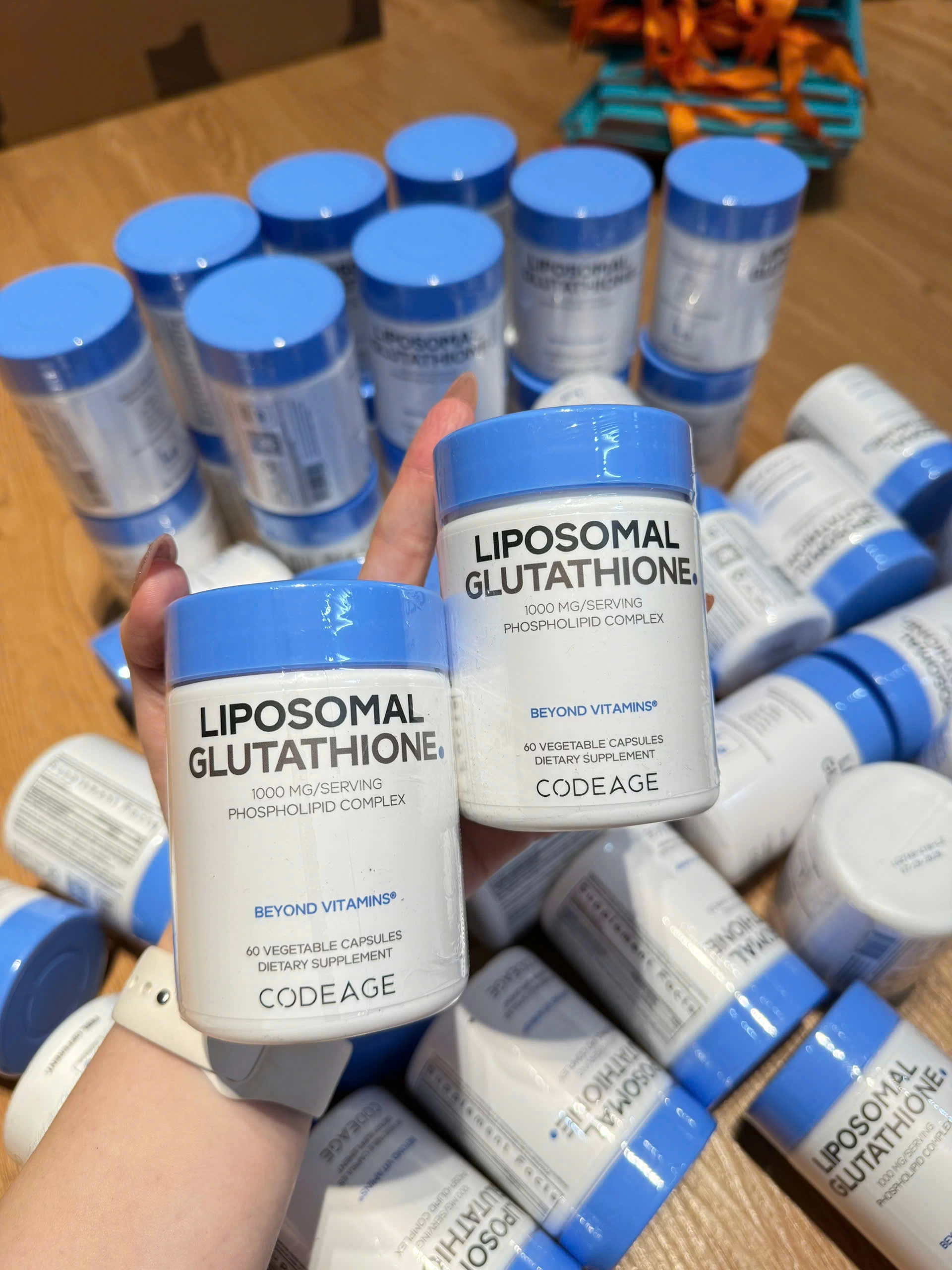 Viên Uống Trắng Da Codeage Liposomal Glutathione 1000mg (60 Viên) Viên Uống Trắng Da Codeage Liposomal Glutathione 1000mg (60 Viên) - Ảnh 3