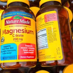 Viên Uống Bổ Sung Magie Hữu Cơ Nature Made Magnesium Citrate 250mg – Hộp 180 Viên (Mỹ) Viên Uống Bổ Sung Magie Hữu Cơ Nature Made Magnesium Citrate 250mg – Hộp 180 Viên (Mỹ) - Yêu Hàng Ngoại