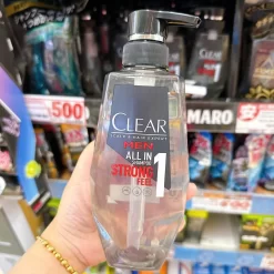 Dầu Gội 3 Trong 1 CLEAR Men All In 1 Shampoo Strong Feel Nhật Bản