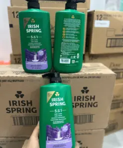 Sữa Tắm Gội Rửa Mặt Nam Irish Spring 5 in 1 Eucalyptus & Bergamot (887ml) Sữa Tắm Gội Rửa Mặt Nam Irish Spring 5 in 1 Eucalyptus & Bergamot (887ml) - Yêu Hàng Ngoại