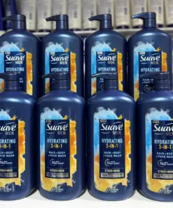 Sữa Tắm Gội Rửa Mặt Nam Suave Men Hydrating 3-in-1 (887ml)
