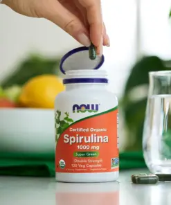 Tảo Xoắn Hữu Cơ NOW Certified Organic Spirulina 1000mg Mỹ Tảo Xoắn Hữu Cơ NOW Certified Organic Spirulina 1000mg Mỹ - Yêu Hàng Ngoại
