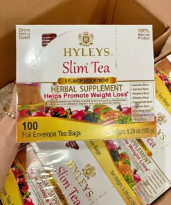 Trà Thảo Mộc Hỗ Trợ Giảm Cân Hyleys Slim Tea 9 Vị Trái Cây (Hộp 100 Gói)