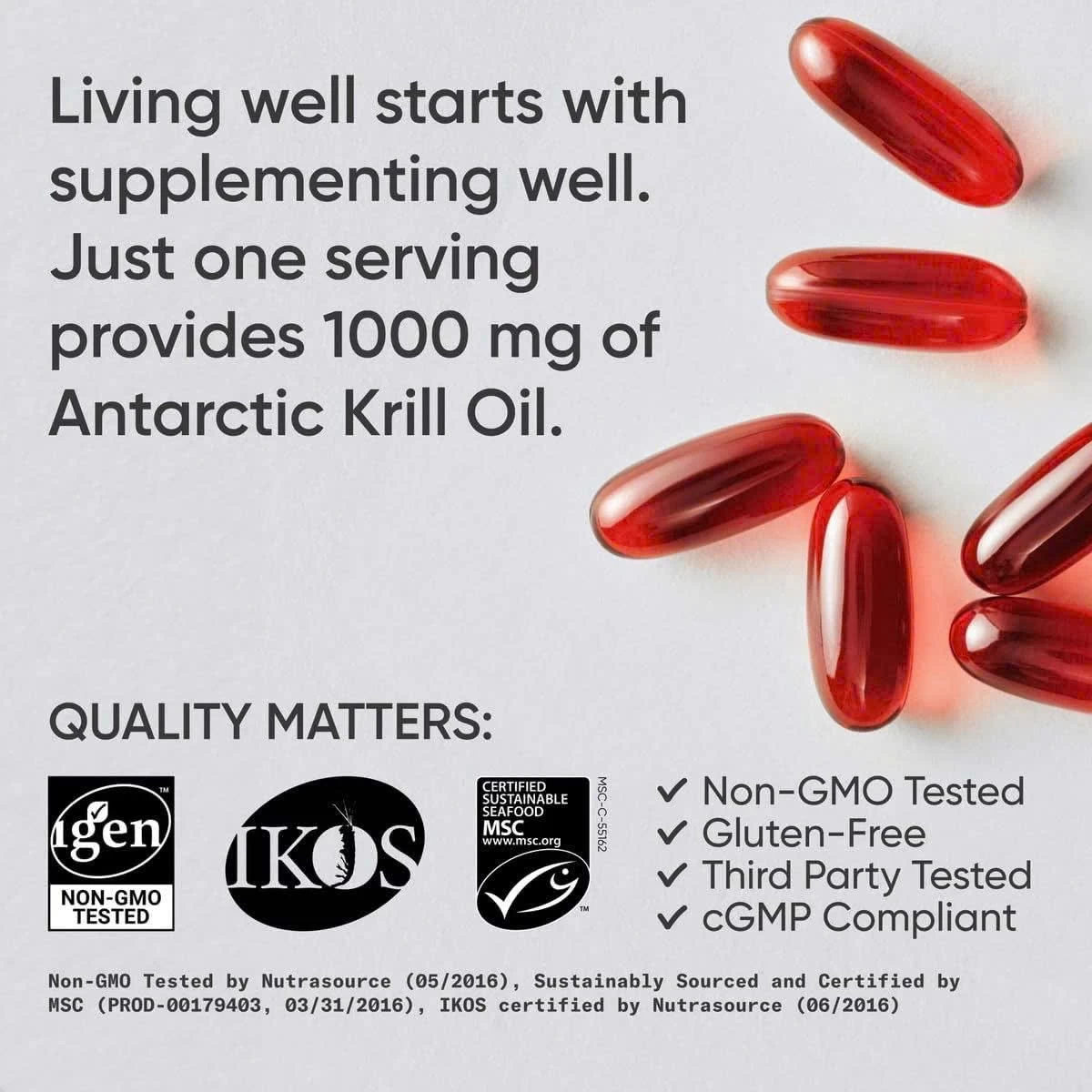Viên Uống Dầu Nhuyễn Thể Sports Research Double Strength Omega-3 Krill Oil 1000mg Viên Uống Dầu Nhuyễn Thể Sports Research Double Strength Omega-3 Krill Oil 1000mg - Ảnh 2