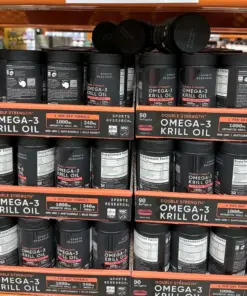 Viên Uống Dầu Nhuyễn Thể Sports Research Double Strength Omega-3 Krill Oil 1000mg Viên Uống Dầu Nhuyễn Thể Sports Research Double Strength Omega-3 Krill Oil 1000mg - Yêu Hàng Ngoại