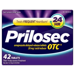 Viên Uống Hỗ Trợ Giảm Ợ Nóng Prilosec OTC Omeprazole 20mg Mỹ