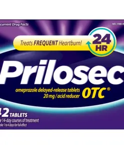Viên Uống Hỗ Trợ Giảm Ợ Nóng Prilosec OTC Omeprazole 20mg Mỹ