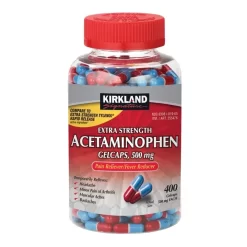 Viên Uống Hỗ Trợ Giảm Đau Hạ Sốt Kirkland Extra Strength Acetaminophen 500mg