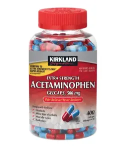 Viên Uống Hỗ Trợ Giảm Đau Hạ Sốt Kirkland Extra Strength Acetaminophen 500mg