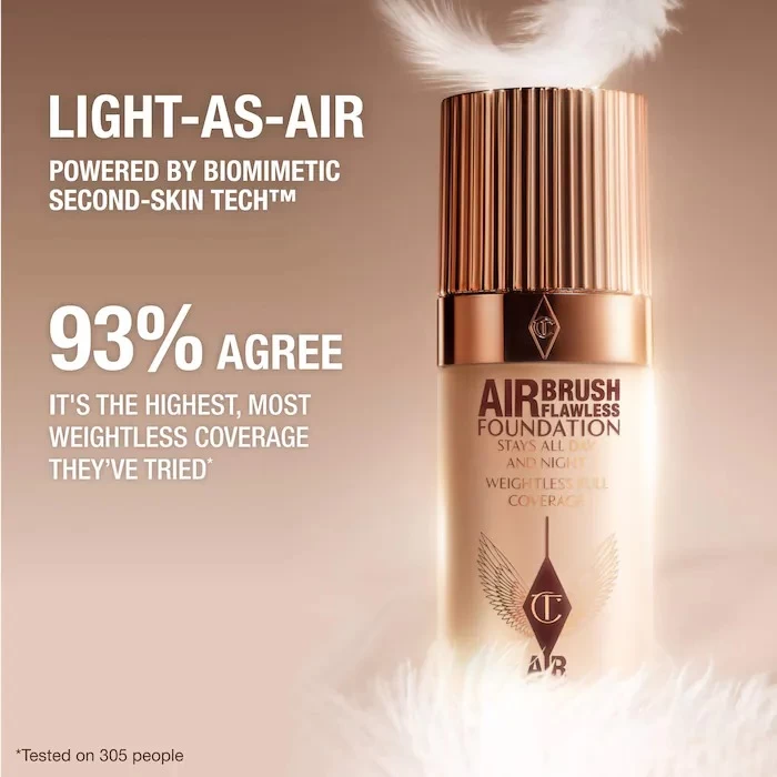 Kem Nền Charlotte Tilbury Airbrush Flawless Foundation Kem Nền Charlotte Tilbury Airbrush Flawless Foundation - Ảnh 12