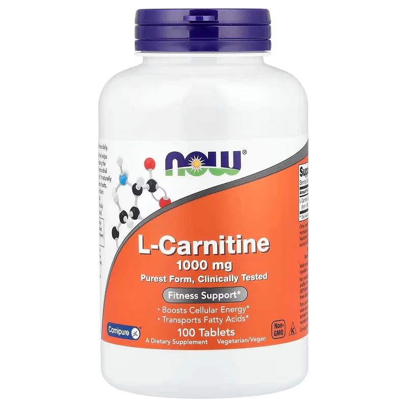 Viên Uống NOW L-Carnitine 1000 mg – Hỗ Trợ Chuyển Hóa Chất Béo & Năng Lượng Viên Uống NOW L-Carnitine 1000 mg – Hỗ Trợ Chuyển Hóa Chất Béo & Năng Lượng - Ảnh 2