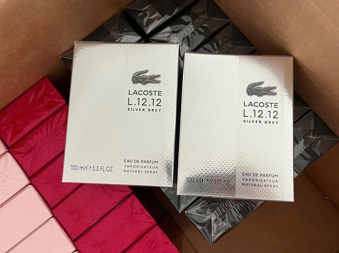 Nước hoa Lacoste L.12.12 Silver Grey EDP Nước hoa Lacoste L.12.12 Silver Grey EDP - Ảnh 3