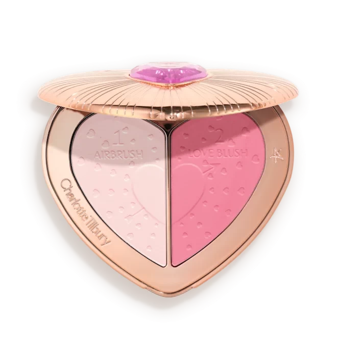 Bảng Phấn Má & Bắt Sáng Charlotte Tilbury Pillow Talk Beauty Soulmates Face Palette (Pink & Rosewood) Bảng Phấn Má & Bắt Sáng Charlotte Tilbury Pillow Talk Beauty Soulmates Face Palette (Pink & Rosewood) - Ảnh 2