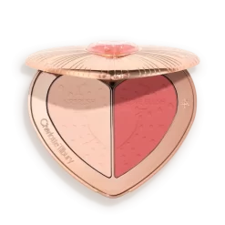 Bảng Phấn Má & Bắt Sáng Charlotte Tilbury Pillow Talk Beauty Soulmates Face Palette (Pink & Rosewood)