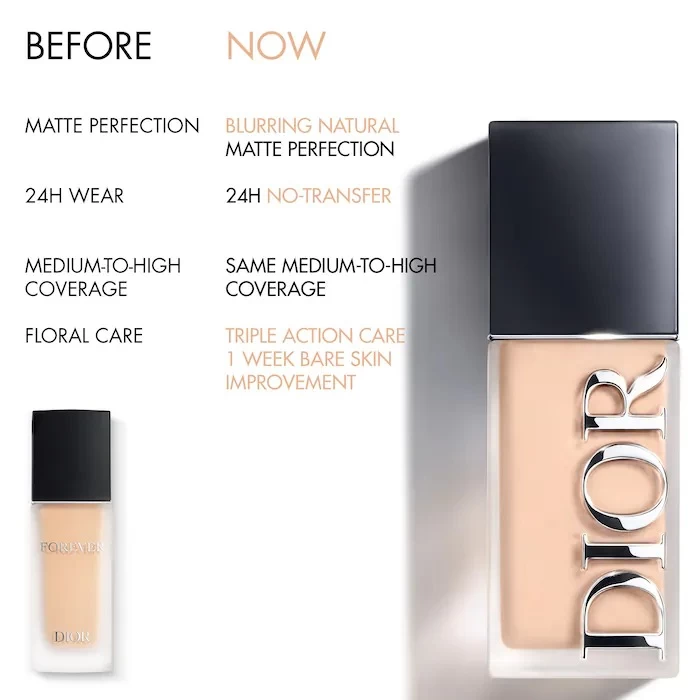 Kem Nền Dior Forever Skin Wear Blurring Natural Matte Foundation 24H Kem Nền Dior Forever Skin Wear Blurring Natural Matte Foundation 24H - Ảnh 4