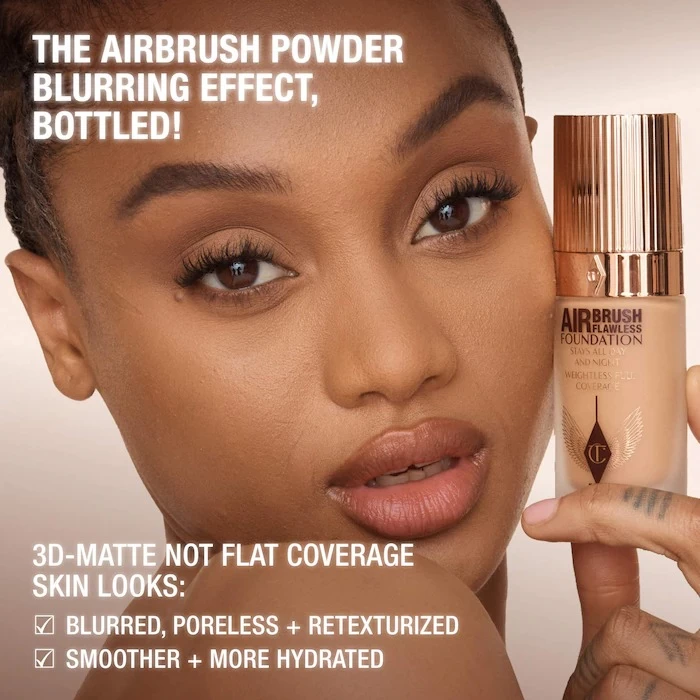 Kem Nền Charlotte Tilbury Airbrush Flawless Foundation Kem Nền Charlotte Tilbury Airbrush Flawless Foundation - Ảnh 10
