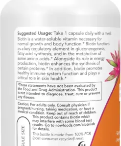 Viên Uống NOW Biotin 5,000 mcg – Hỗ Trợ Năng Lượng & Tóc Móng Viên Uống NOW Biotin 5,000 mcg – Hỗ Trợ Năng Lượng & Tóc Móng - Yêu Hàng Ngoại