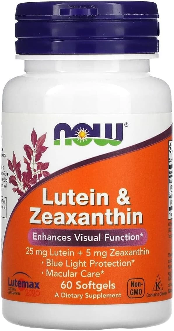 Viên Uống Bổ Mắt NOW Lutein & Zeaxanthin (25mg/5mg) Viên Uống Bổ Mắt NOW Lutein & Zeaxanthin (25mg/5mg) - Ảnh 3