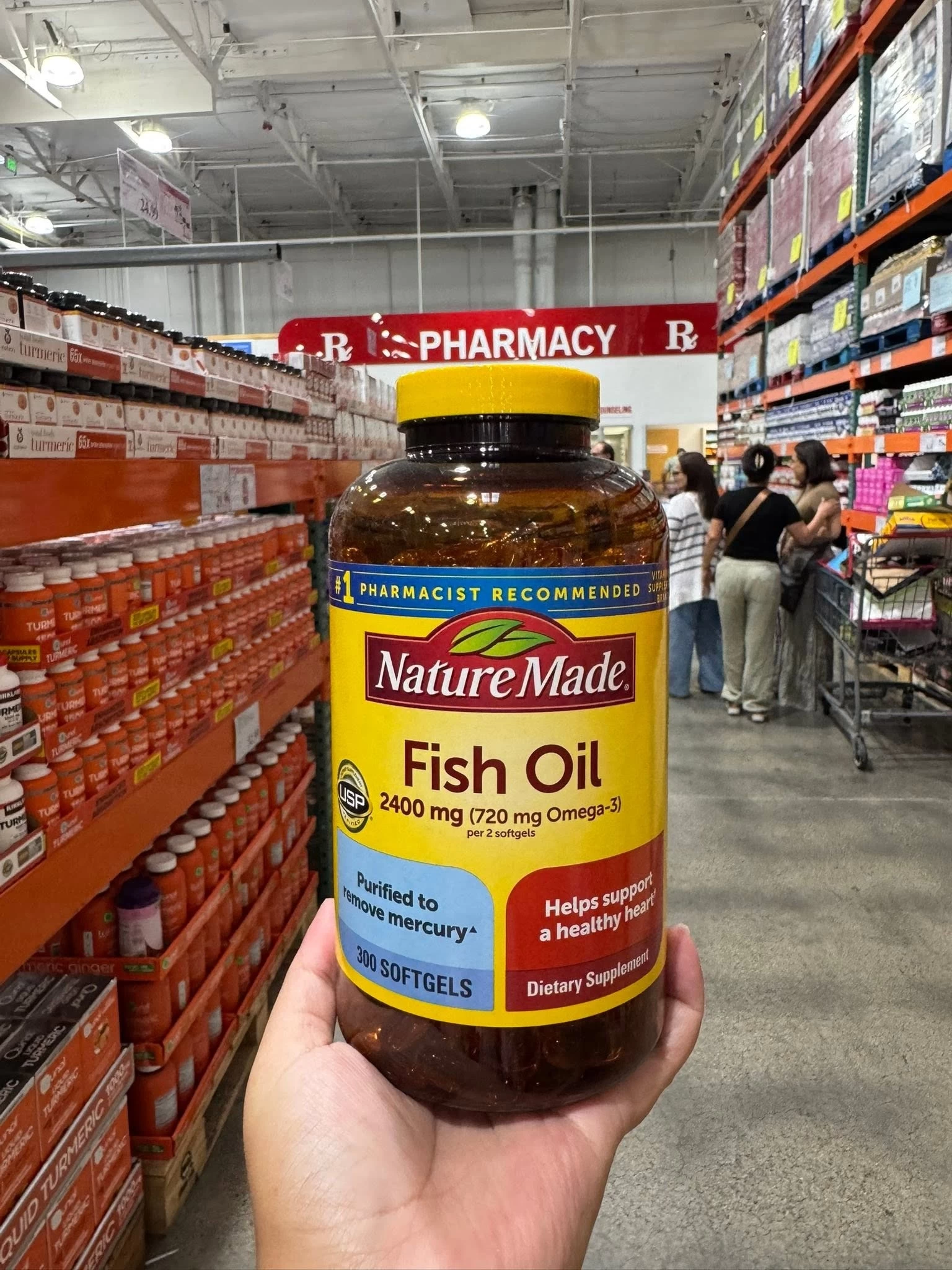 Viên Uống Dầu Cá Nature Made Fish Oil 2400mg Viên Uống Dầu Cá Nature Made Fish Oil 2400mg - Yêu Hàng Ngoại