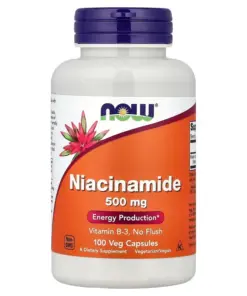 Viên Uống Niacinamide 500 mg NOW – Hỗ Trợ Chuyển Hóa Năng Lượng (Hộp 100 Viên)
