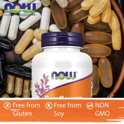 Viên Uống NOW Sunflower Lecithin 1200 mg – Hỗ Trợ Hệ Thần Kinh Khỏe Mạnh Viên Uống NOW Sunflower Lecithin 1200 mg – Hỗ Trợ Hệ Thần Kinh Khỏe Mạnh - Yêu Hàng Ngoại