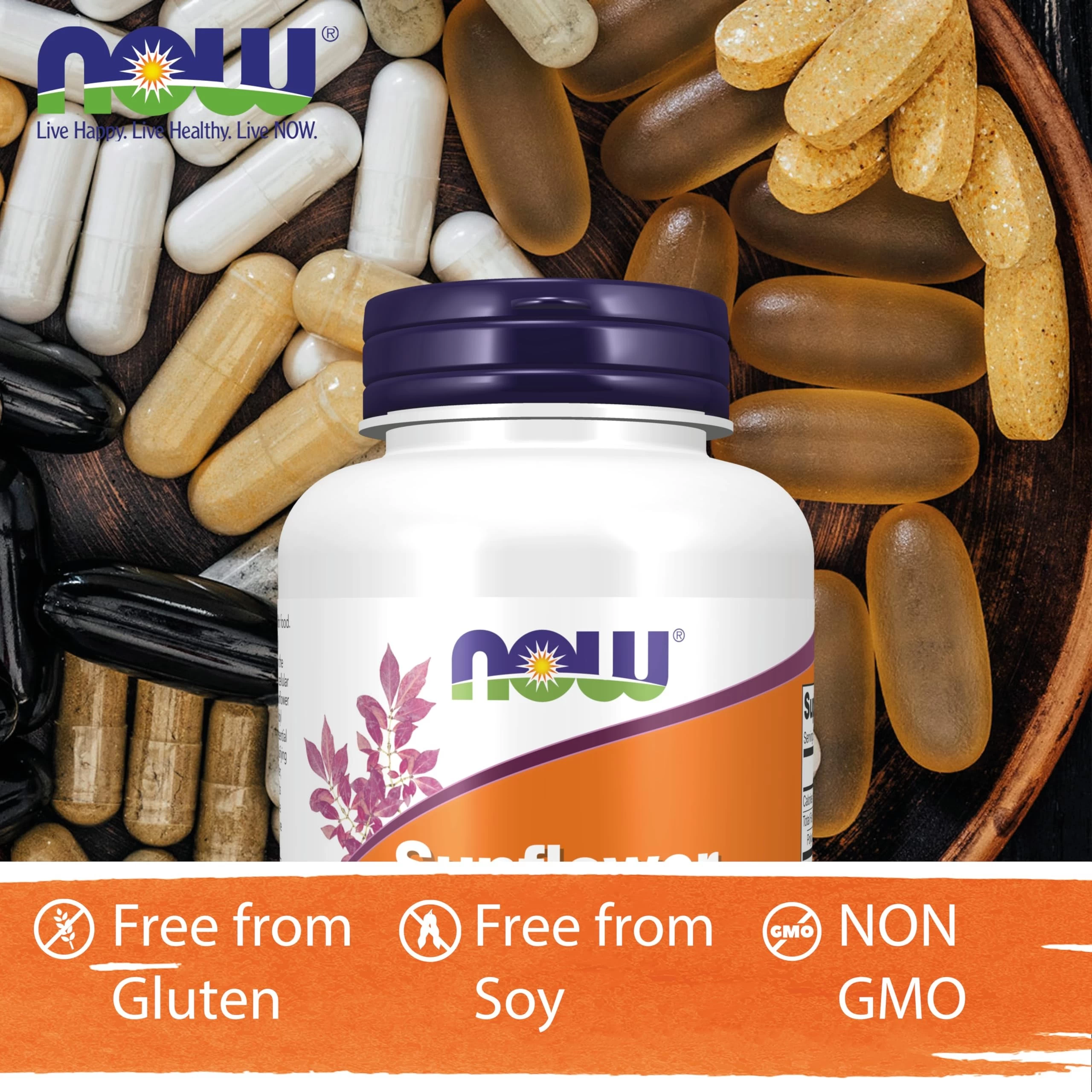 Viên Uống NOW Sunflower Lecithin 1200 mg – Hỗ Trợ Hệ Thần Kinh Khỏe Mạnh Viên Uống NOW Sunflower Lecithin 1200 mg – Hỗ Trợ Hệ Thần Kinh Khỏe Mạnh - Ảnh 4