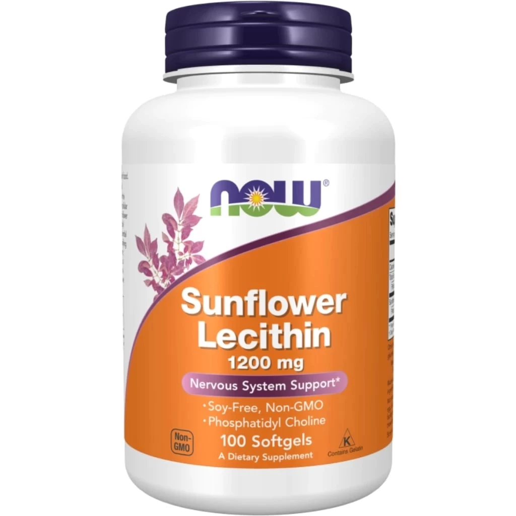 Viên Uống NOW Sunflower Lecithin 1200 mg – Hỗ Trợ Hệ Thần Kinh Khỏe Mạnh Viên Uống NOW Sunflower Lecithin 1200 mg – Hỗ Trợ Hệ Thần Kinh Khỏe Mạnh