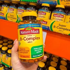 Mỹ phẩm Nhật nội địa chính hãng Viên Uống Vitamin Nature Made Super B-Complex with C Mỹ