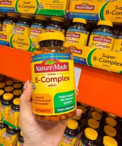 Viên Uống Bổ Sung Vitamin Nhóm B Nature Made Super B-Complex With C – Hộp 460 Viên (Mỹ)