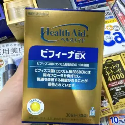 Alternative view of Men Vi Sinh Hỗ Trợ Tiêu Hóa Health Aid Bifina EX Morishita Jintan – Hộp 30 / 60 Gói (Nhật Bản)