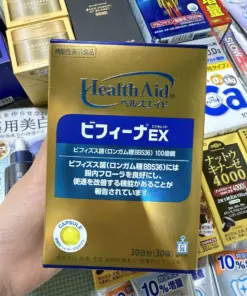Alternative view of Men Vi Sinh Hỗ Trợ Tiêu Hóa Health Aid Bifina EX Morishita Jintan – Hộp 30 / 60 Gói (Nhật Bản)