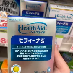 Men Vi Sinh Hỗ Trợ Tiêu Hóa Health Aid Bifina S Morishita Jintan – Hộp 30 Gói (Nhật Bản)