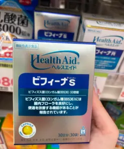 Men Vi Sinh Hỗ Trợ Tiêu Hóa Health Aid Bifina S Morishita Jintan – Hộp 30 Gói (Nhật Bản)