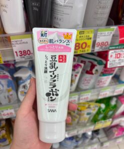 Sữa Rửa Mặt Mầm Đậu Nành SANA Nameraka Honpo Cleansing Wash – Tuýp 150g (Nhật Bản) Sữa Rửa Mặt Mầm Đậu Nành SANA Nameraka Honpo Cleansing Wash – Tuýp 150g (Nhật Bản) - Yêu Hàng Ngoại