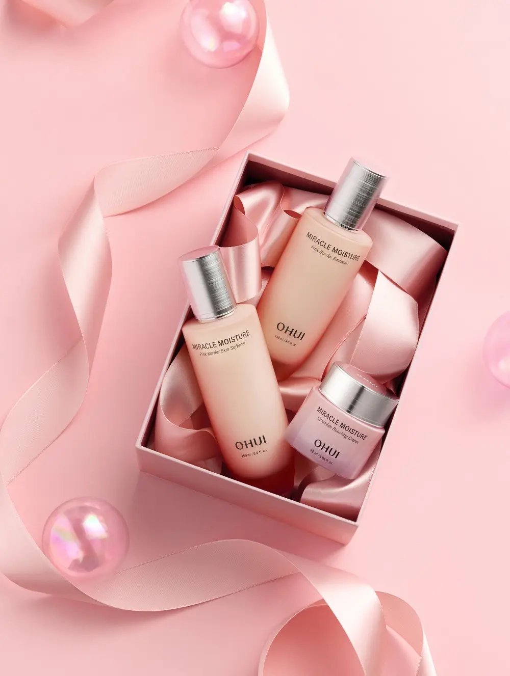 Bộ dưỡng da Ohui Miracle Moisture Pink Barrier 3 món Bộ dưỡng da Ohui Miracle Moisture Pink Barrier 3 món - Ảnh 5