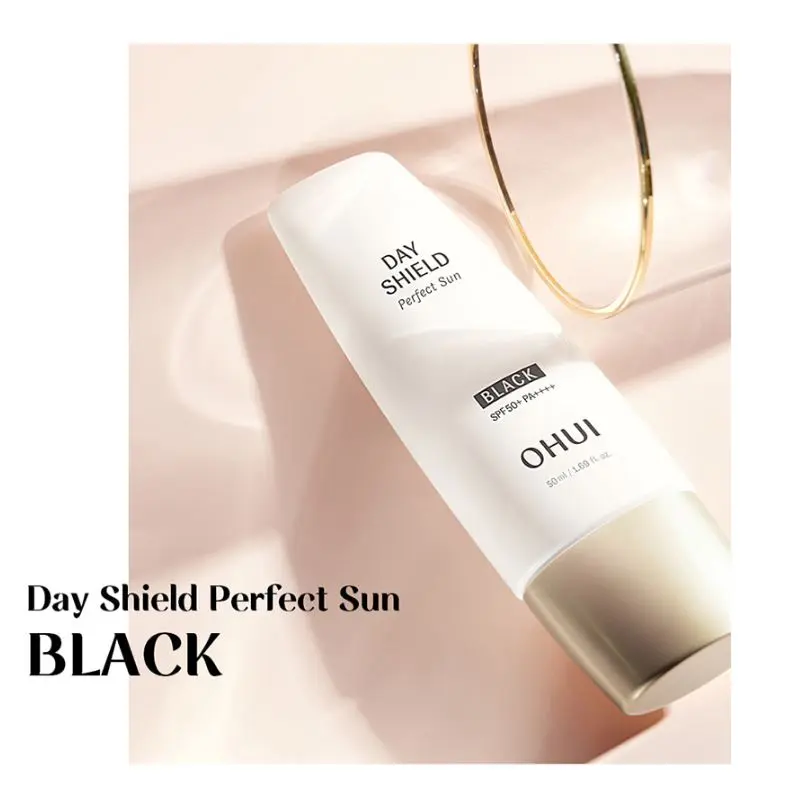 Kem chống nắng O HUI Day Shield Perfect Sun Black SPF50+/PA++++ 50ml Kem chống nắng O HUI Day Shield Perfect Sun Black SPF50+/PA++++ 50ml - Ảnh 2