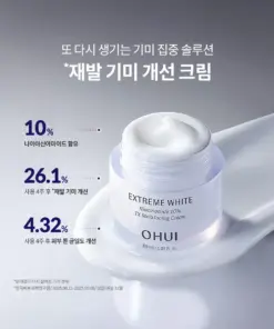 Kem dưỡng sáng OHUI Extreme White Niacinamide 10% TX Melatoning Cream 60ml Kem dưỡng sáng OHUI Extreme White Niacinamide 10% TX Melatoning Cream 60ml - Yêu Hàng Ngoại