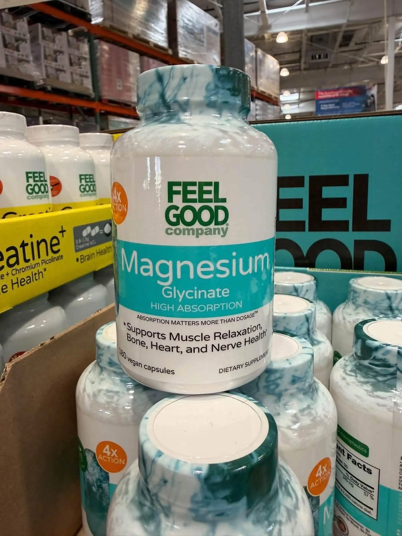 Viên uống Magie FEELGOOD Magnesium Glycinate 240mg 180 viên Viên uống Magie FEELGOOD Magnesium Glycinate 240mg 180 viên - Ảnh 4
